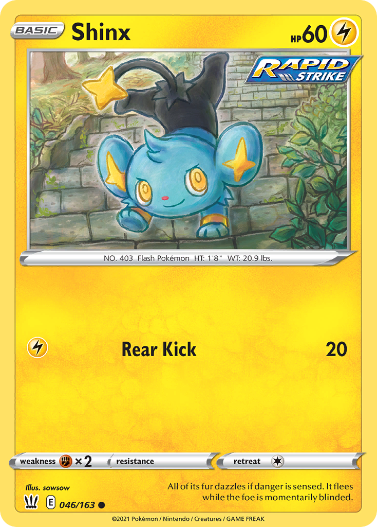 Shinx — illustrated card