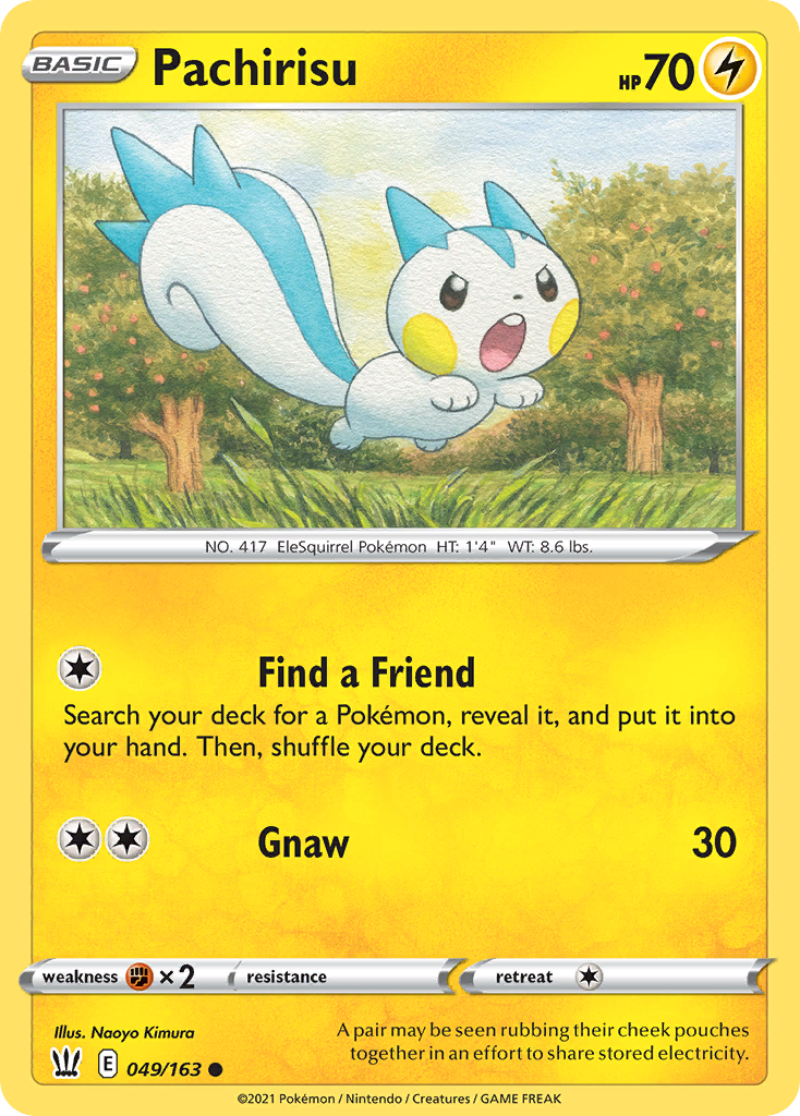 Pachirisu — illustrated card