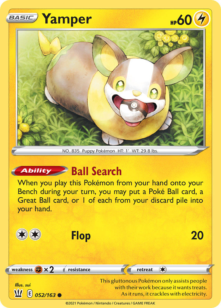 Yamper — illustrated card
