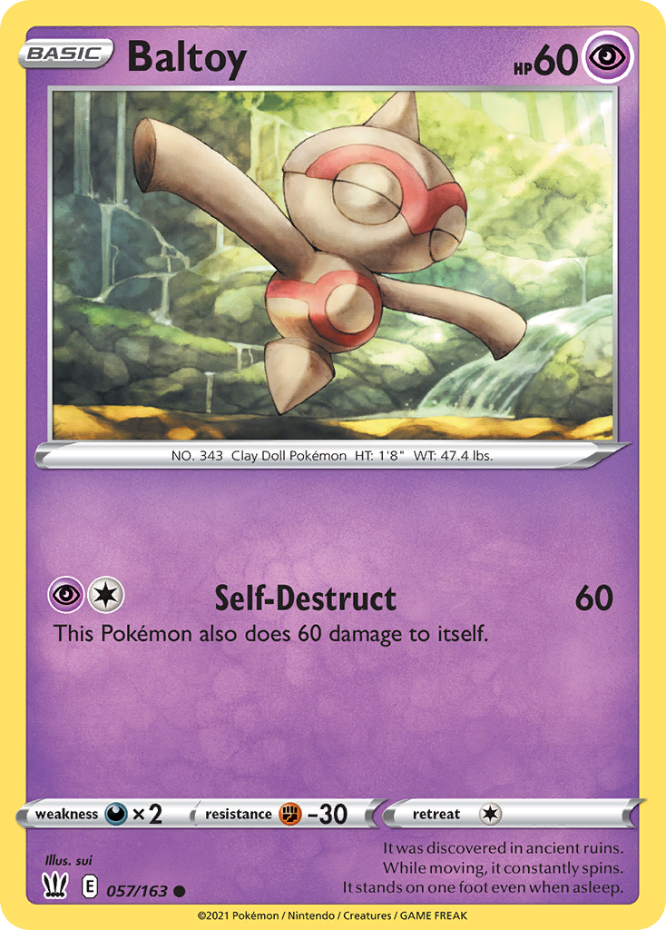 Baltoy — illustrated card