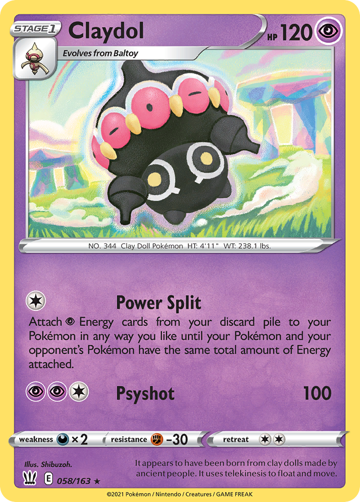 Claydol — illustrated card