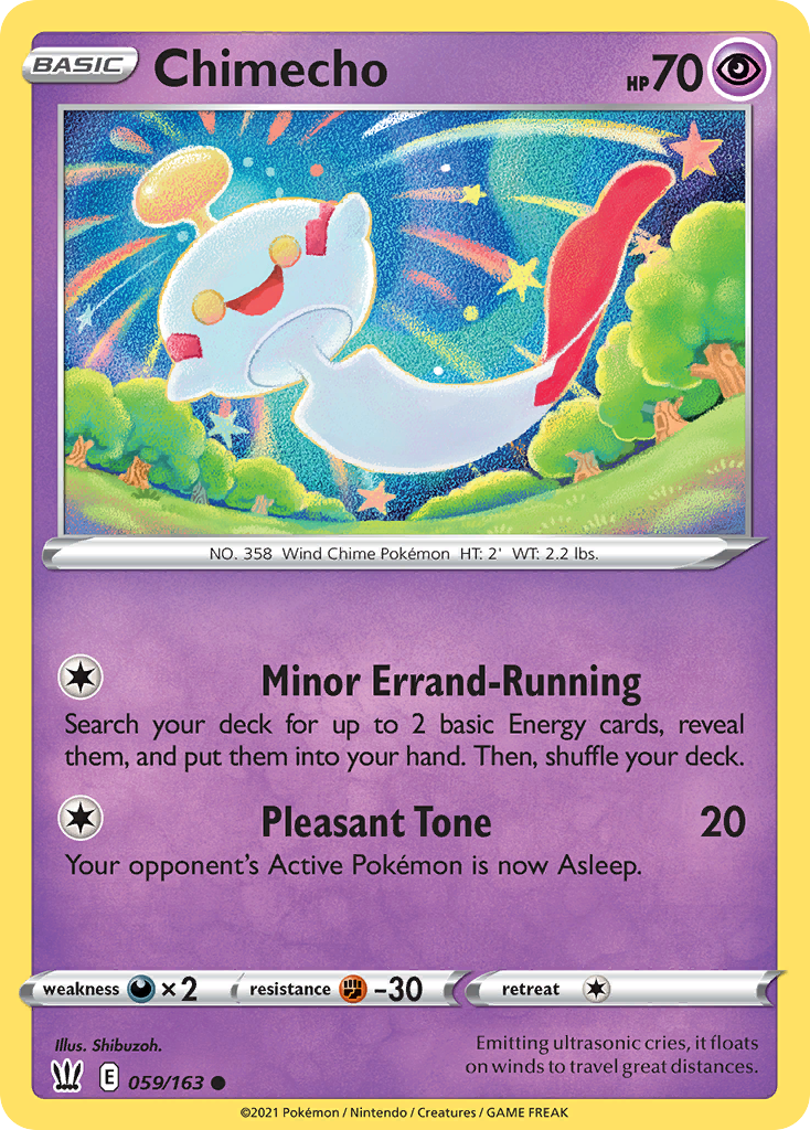 Chimecho — illustrated card