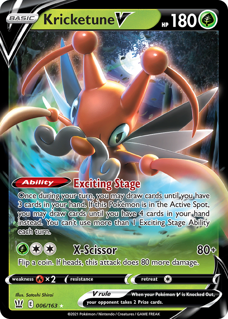 Kricketune V — illustrated card