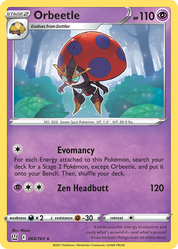 Orbeetle — illustrated card