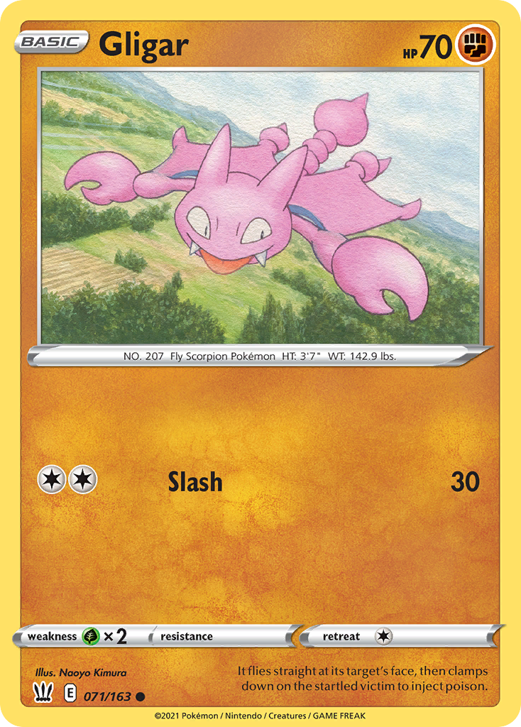 Gligar — illustrated card