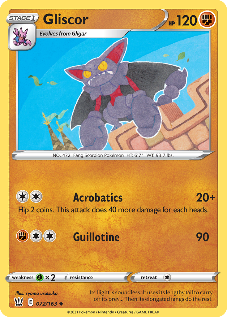 Gliscor — illustrated card