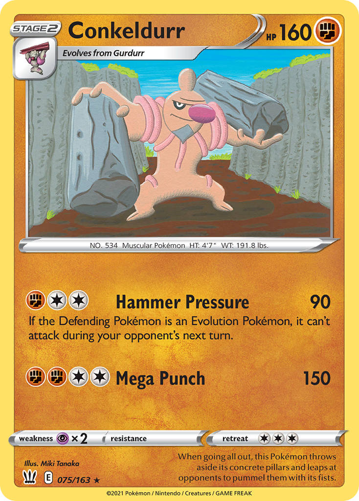 Conkeldurr — illustrated card