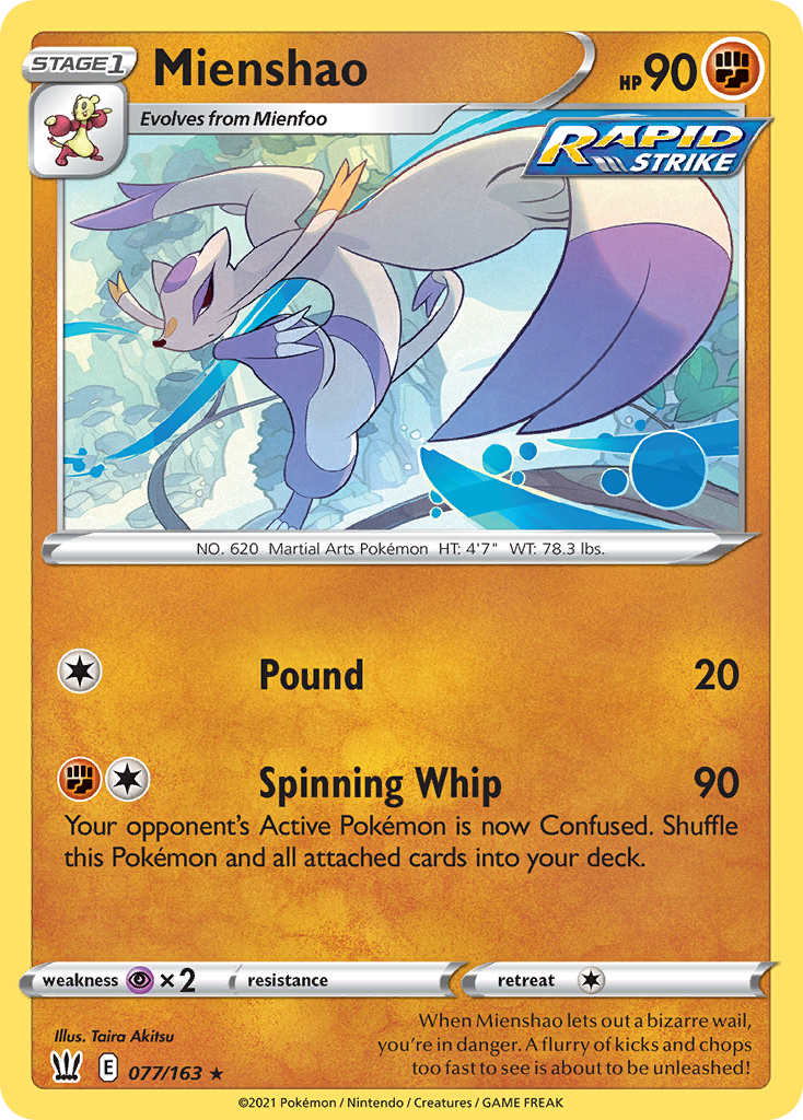 Mienshao — illustrated card