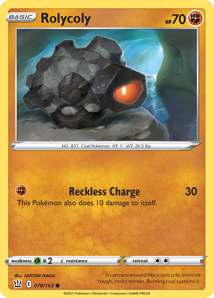 Rolycoly — illustrated card