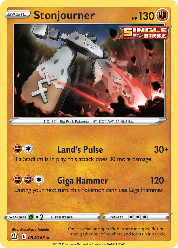 Stonjourner — illustrated card