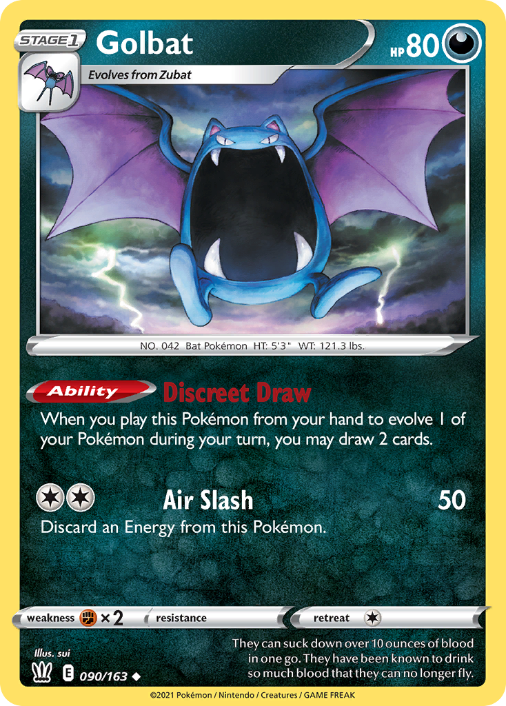 Golbat — illustrated card