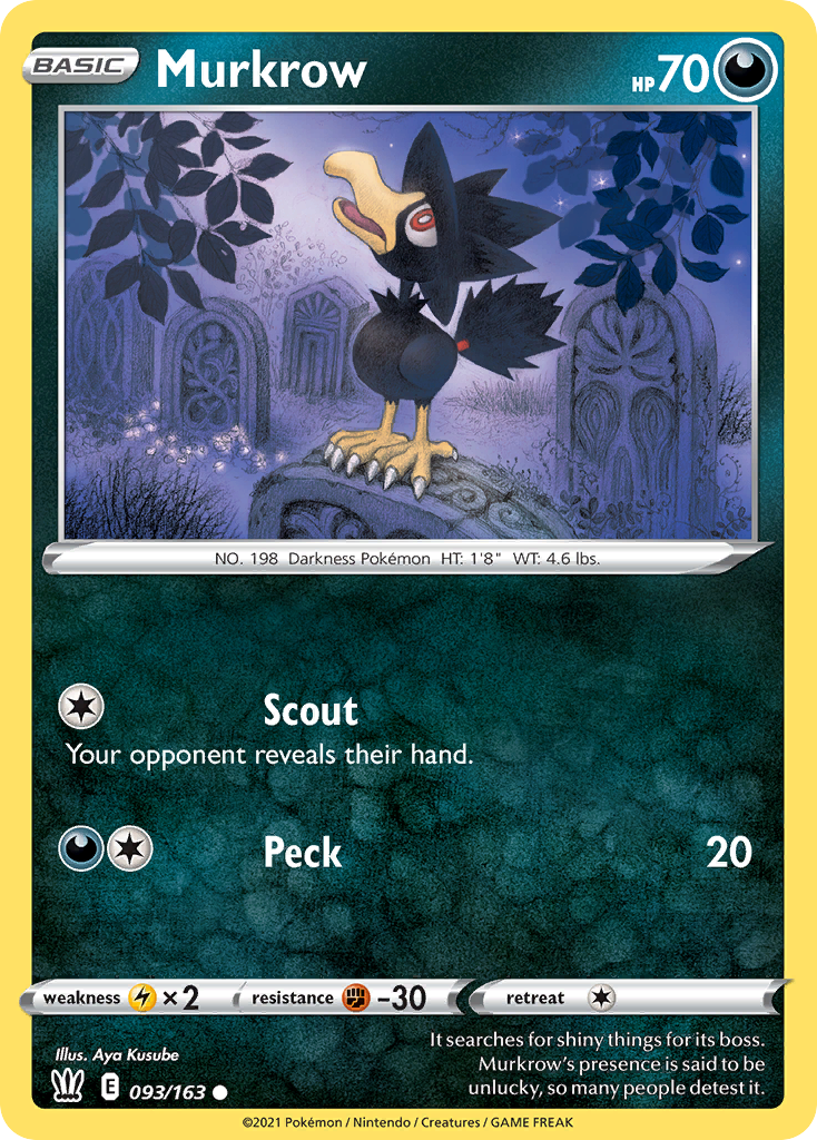 Murkrow — illustrated card