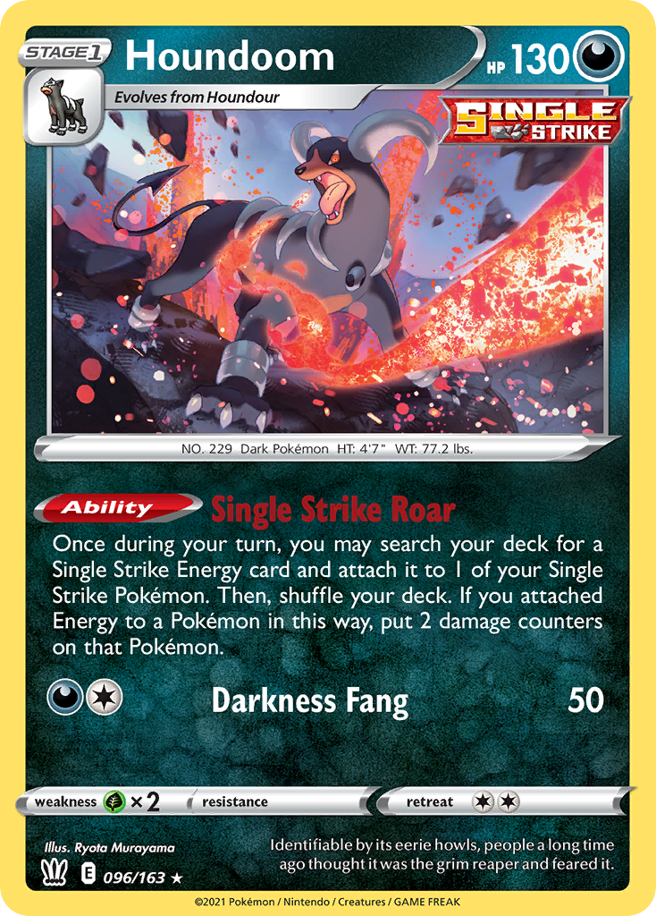 Houndoom — illustrated card