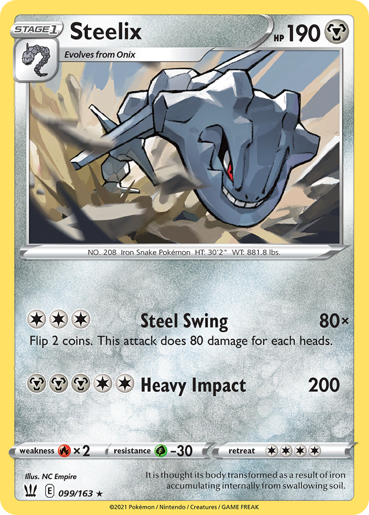 Steelix — illustrated card