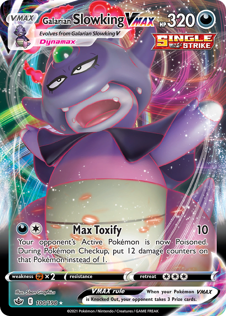 Galarian Slowking VMAX — illustrated card
