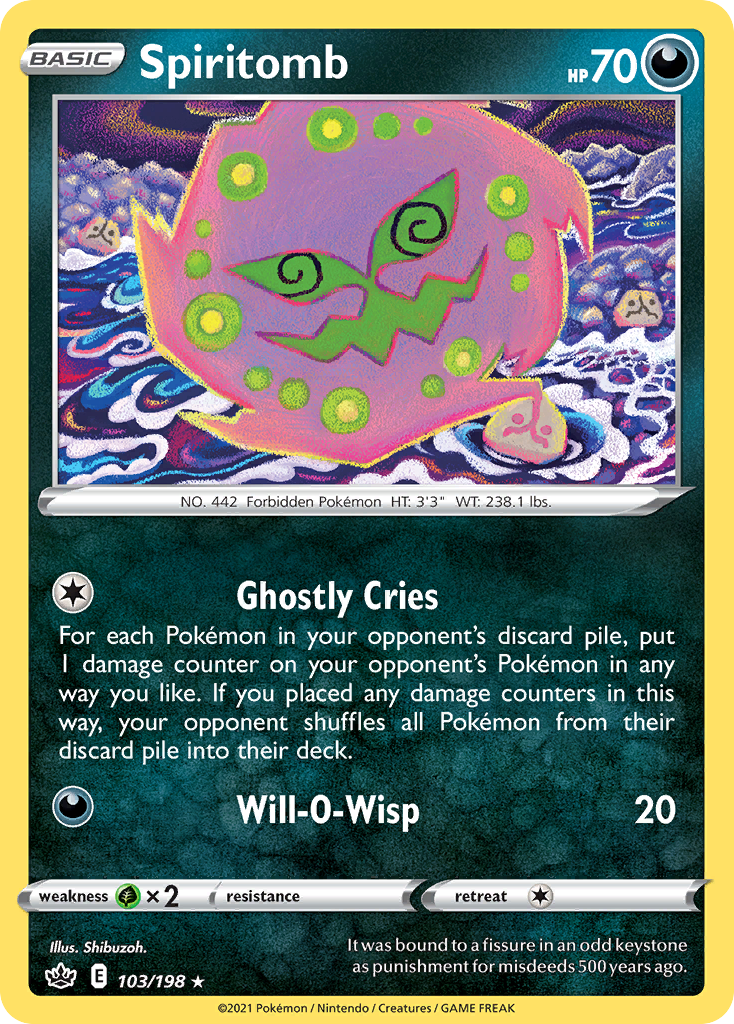 Spiritomb — illustrated card