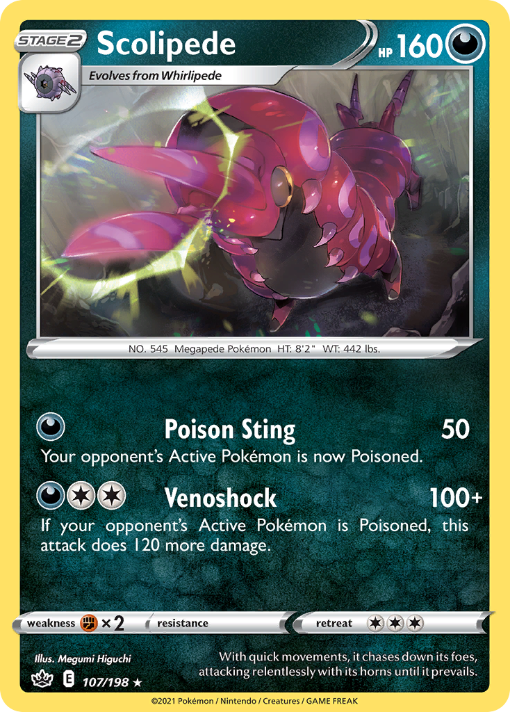 Scolipede — illustrated card