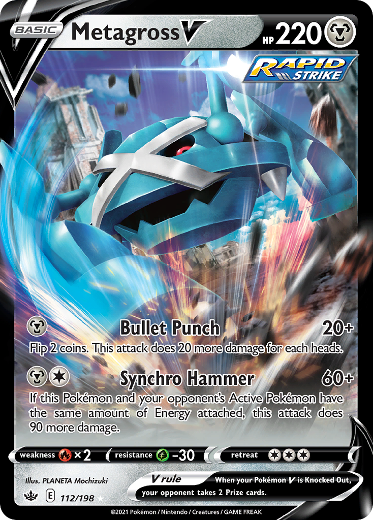 Metagross V — illustrated card