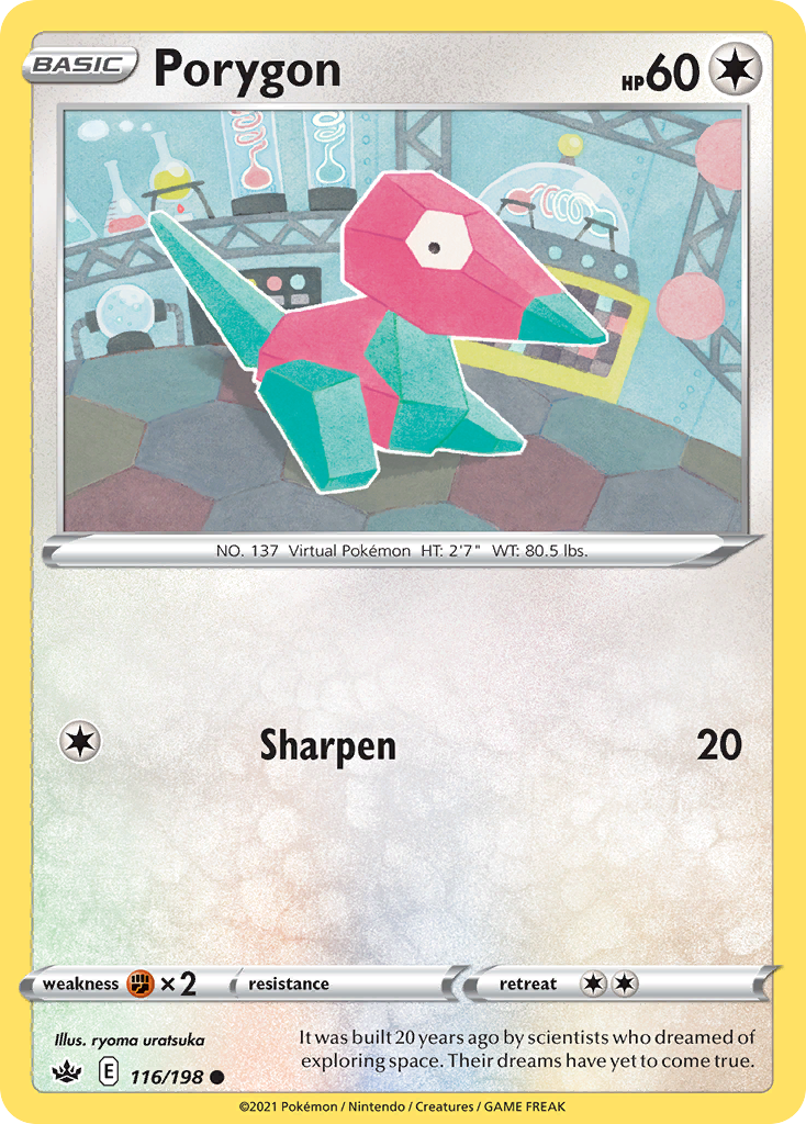 Porygon — illustrated card