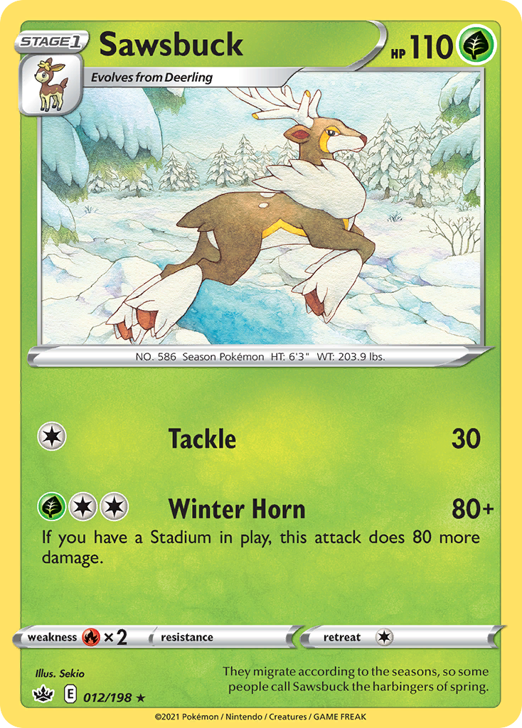 Sawsbuck — illustrated card
