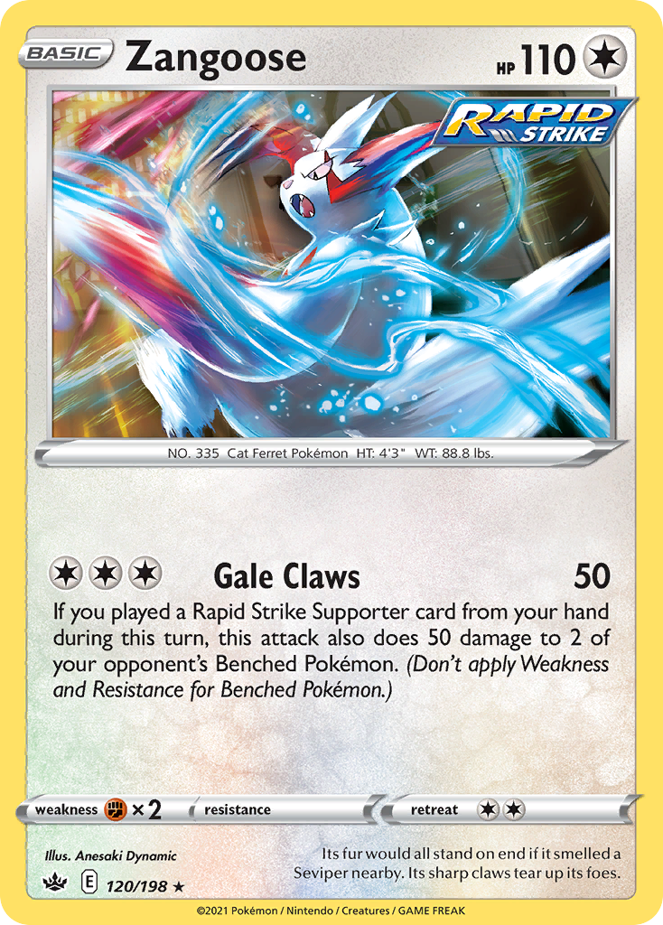 Zangoose — illustrated card
