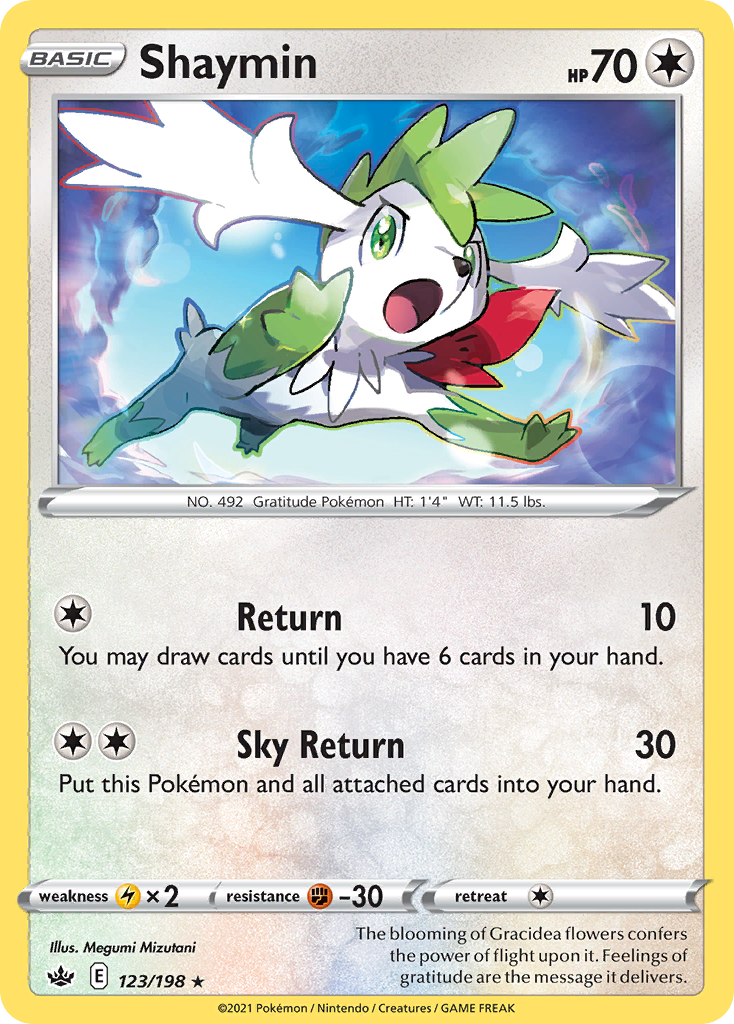 Shaymin — illustrated card