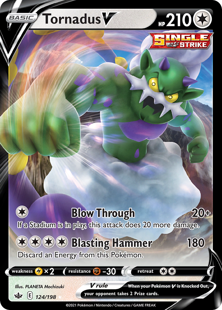 Tornadus V — illustrated card