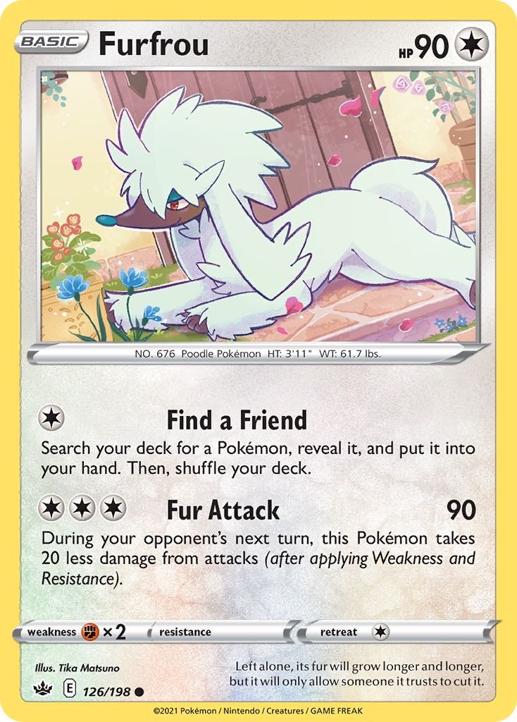 Furfrou — illustrated card
