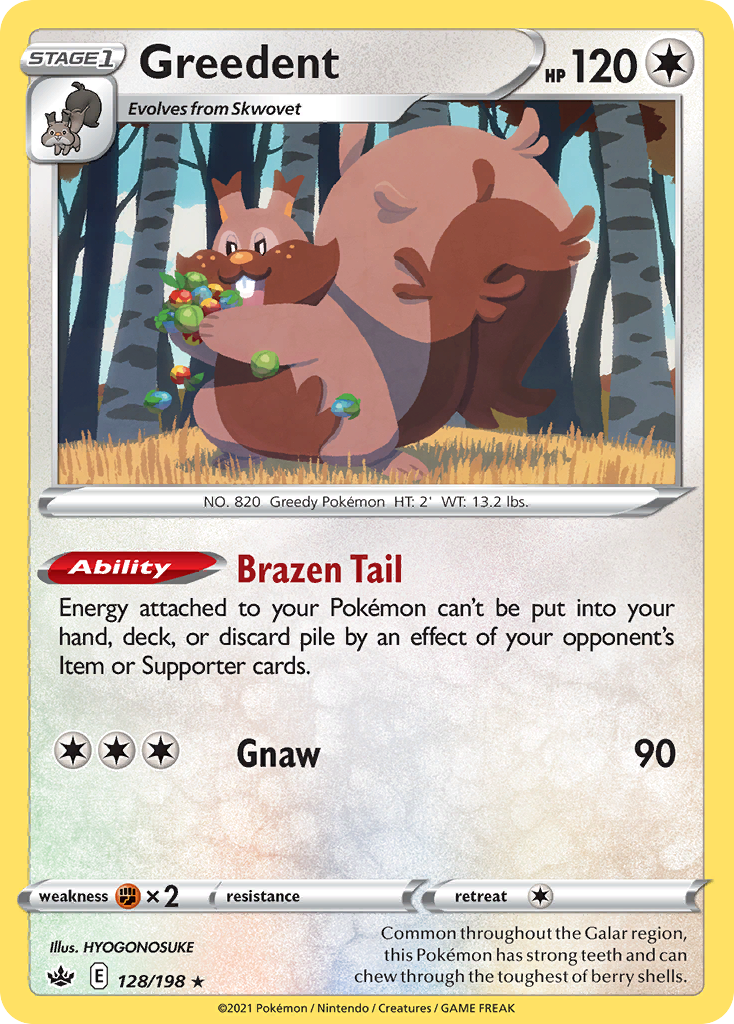 Greedent — illustrated card