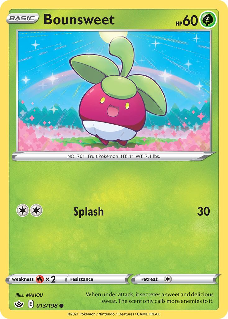 Bounsweet — illustrated card