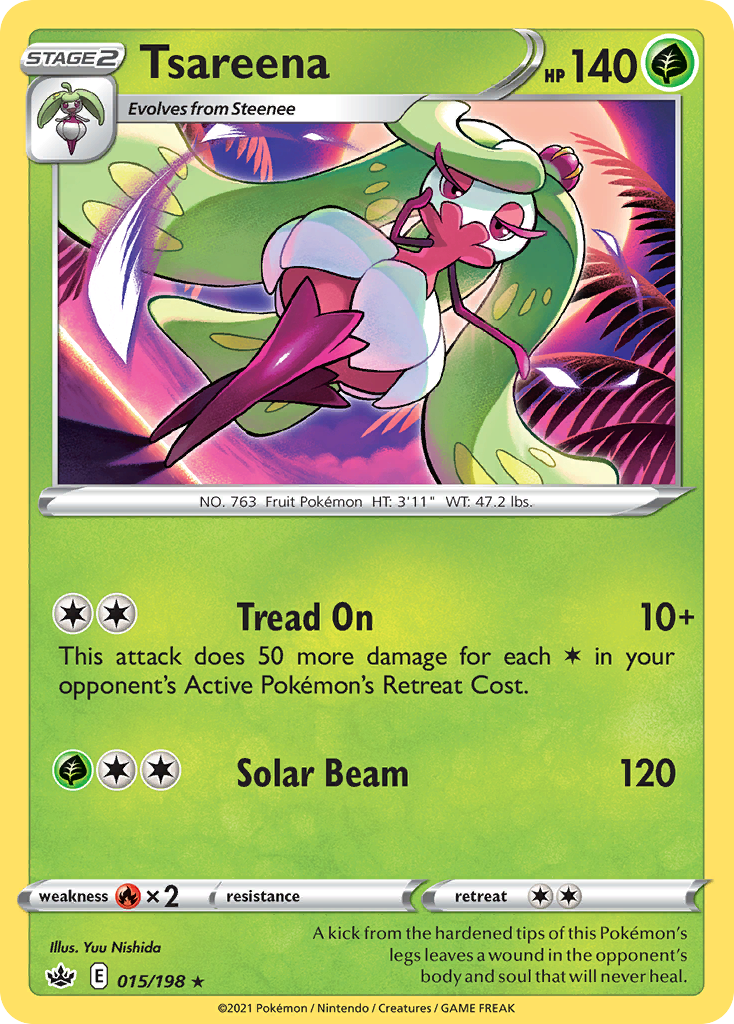 Tsareena — illustrated card