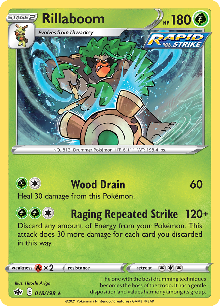 Rillaboom — illustrated card