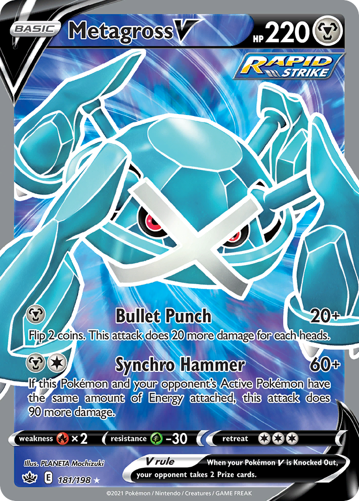 Metagross V — illustrated card