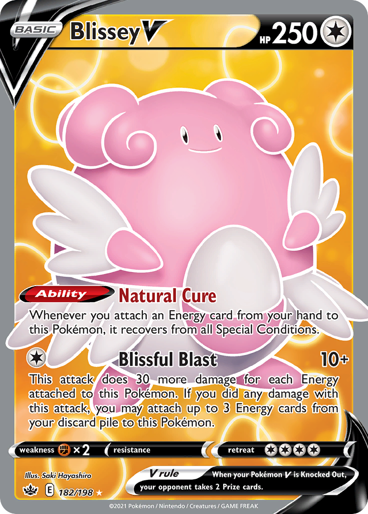 Blissey V — illustrated card