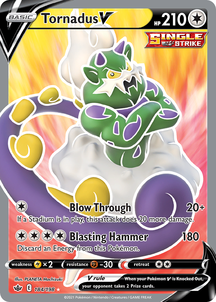 Tornadus V — illustrated card