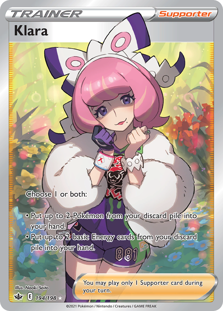 Klara — illustrated card