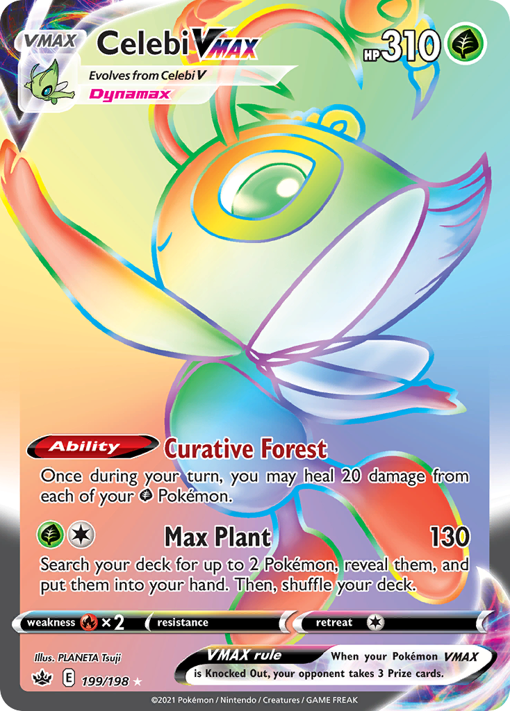 Celebi VMAX — illustrated card