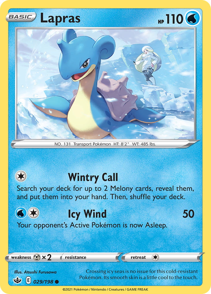 Lapras — illustrated card