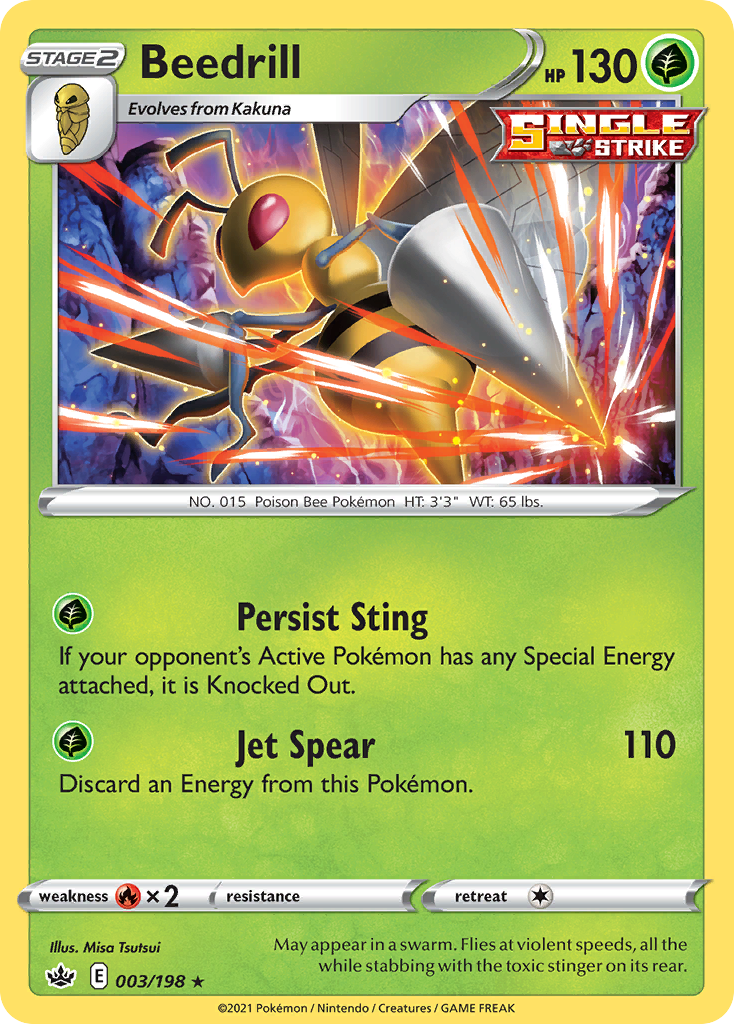 Beedrill — illustrated card