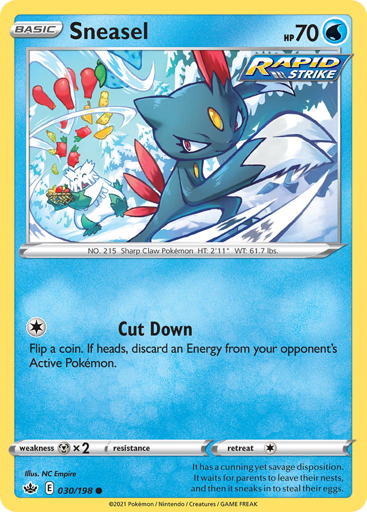 Sneasel — illustrated card