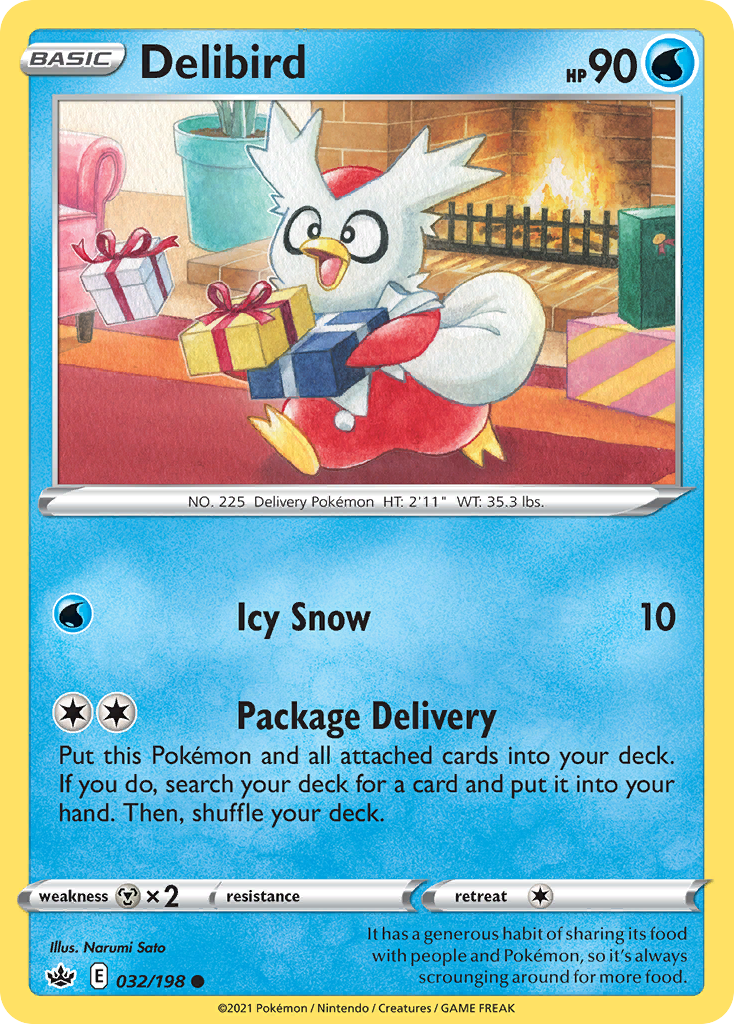 Delibird — illustrated card