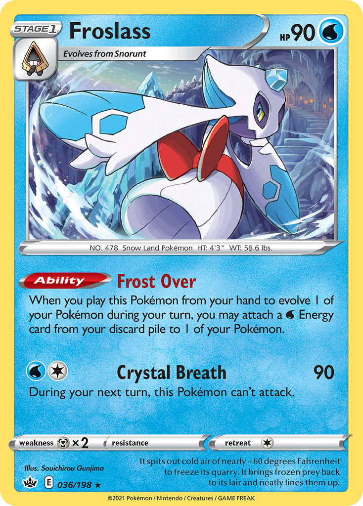 Froslass — illustrated card