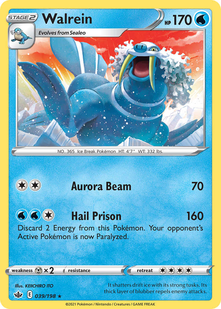 Walrein — illustrated card