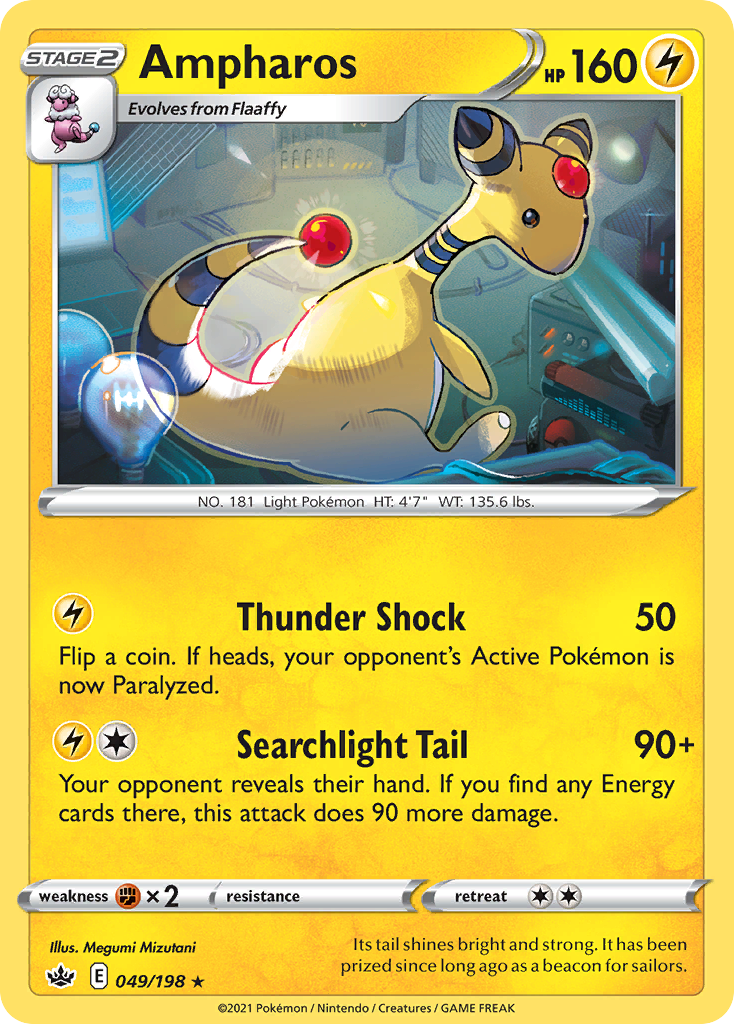 Ampharos — illustrated card