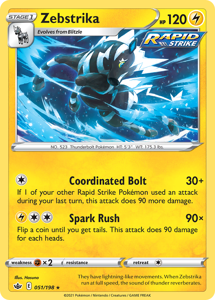 Zebstrika — illustrated card