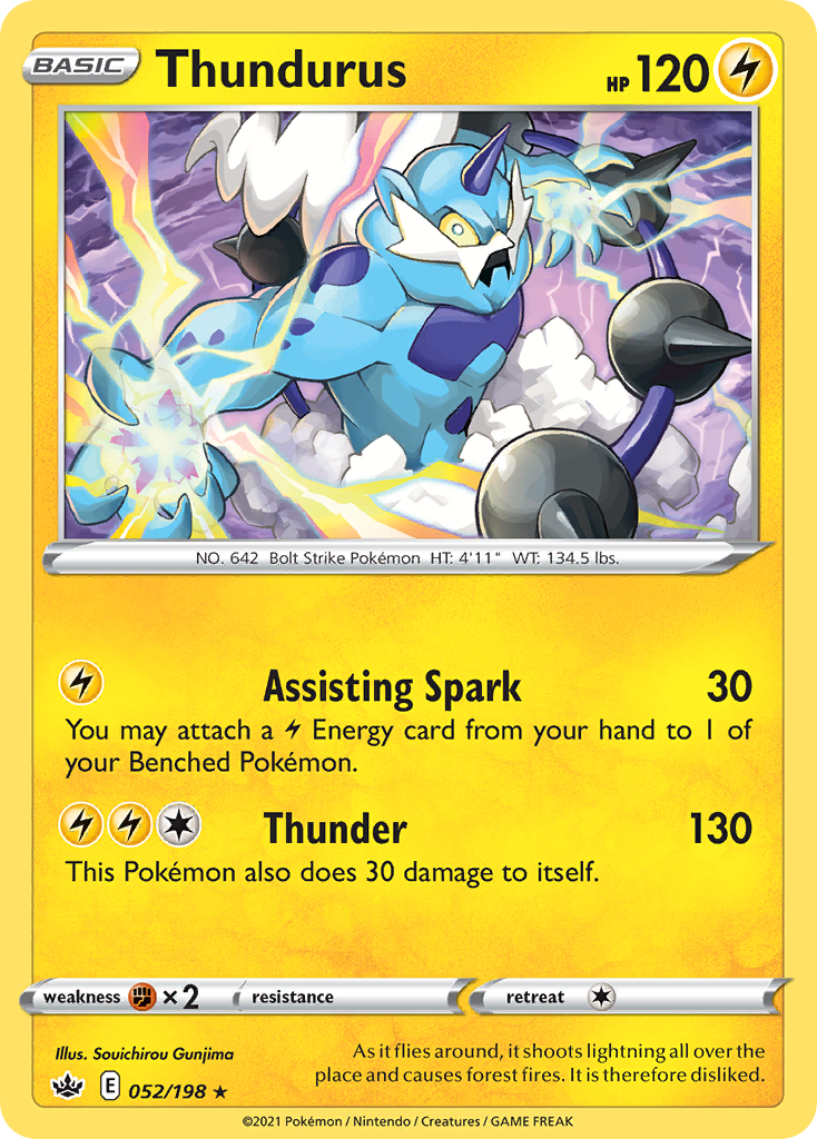 Thundurus — illustrated card