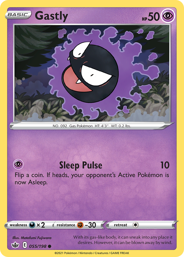 Gastly — illustrated card