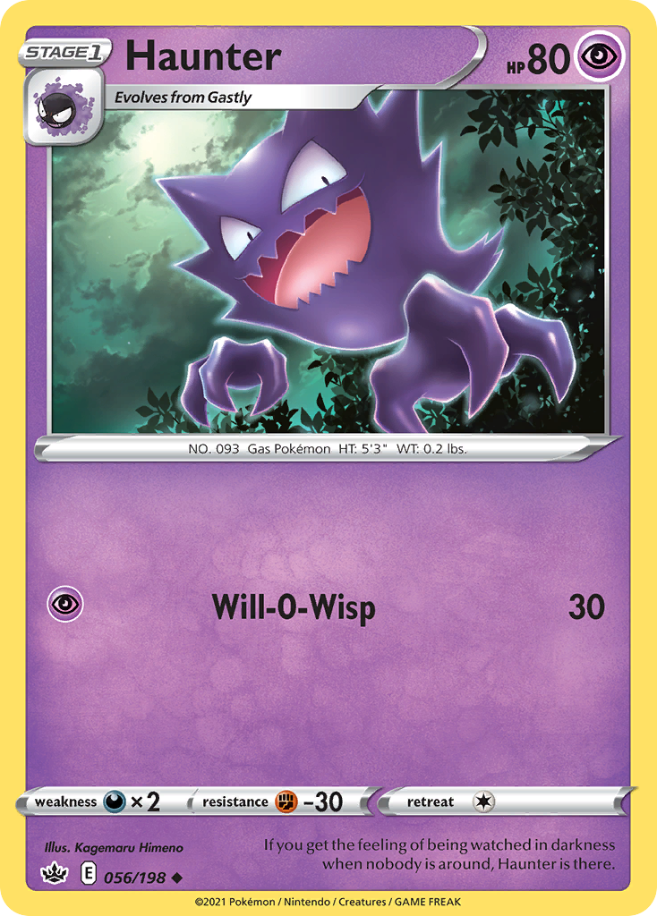 Haunter — illustrated card