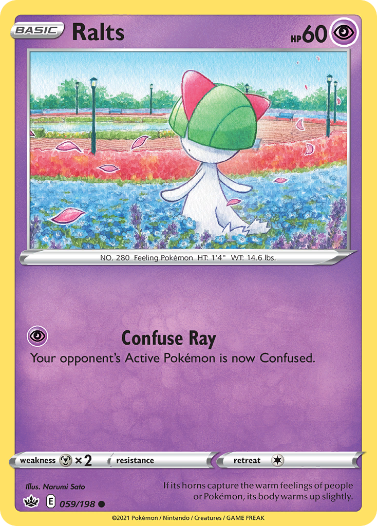 Ralts — illustrated card