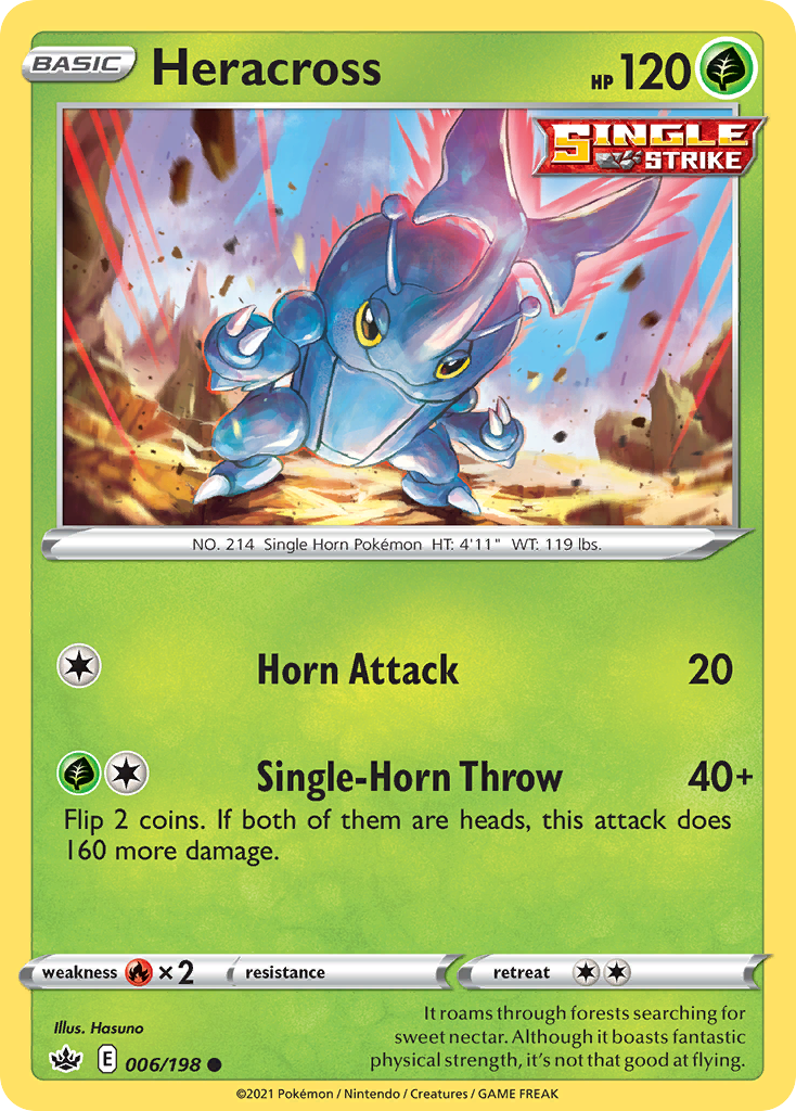 Heracross — illustrated card